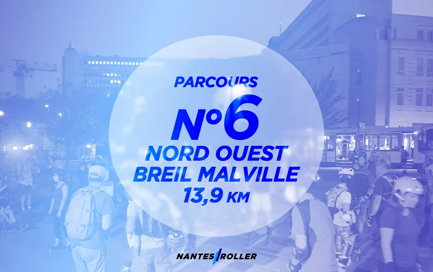 Représentation du parcours NR 06 – Nord-Ouest – Breil-Malville