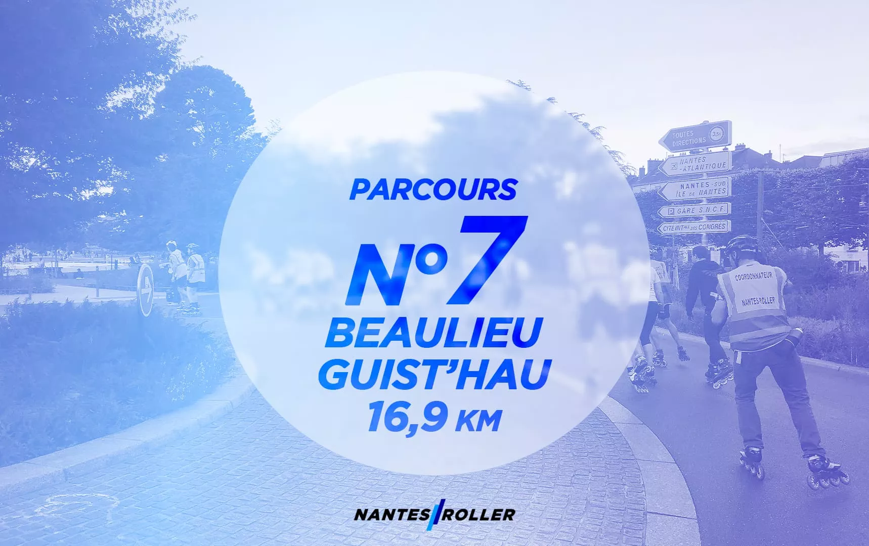 Représentation du parcours NR 07 – Beaulieu – Guist’hau