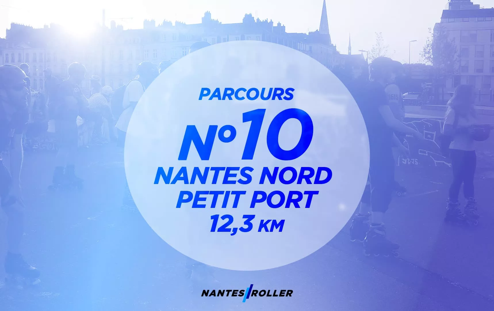 Représentation du parcours NR 10 – Nantes-Nord – Petit port