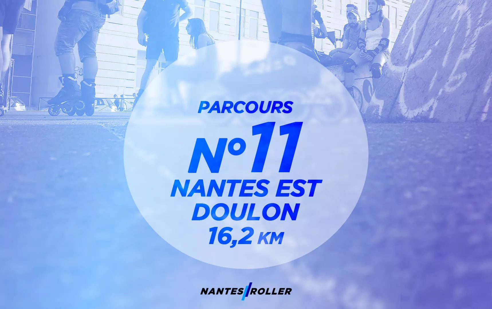Représentation du parcours NR 11 – Nantes-Est – Doulon