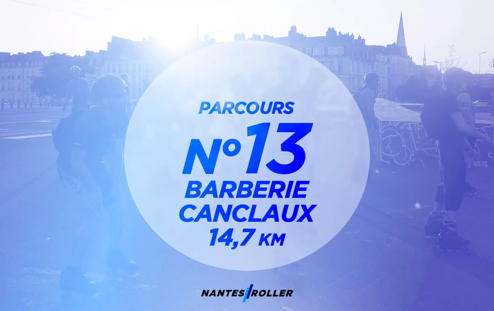 Représentation du parcours NR 13 – Barberie – Canclaux