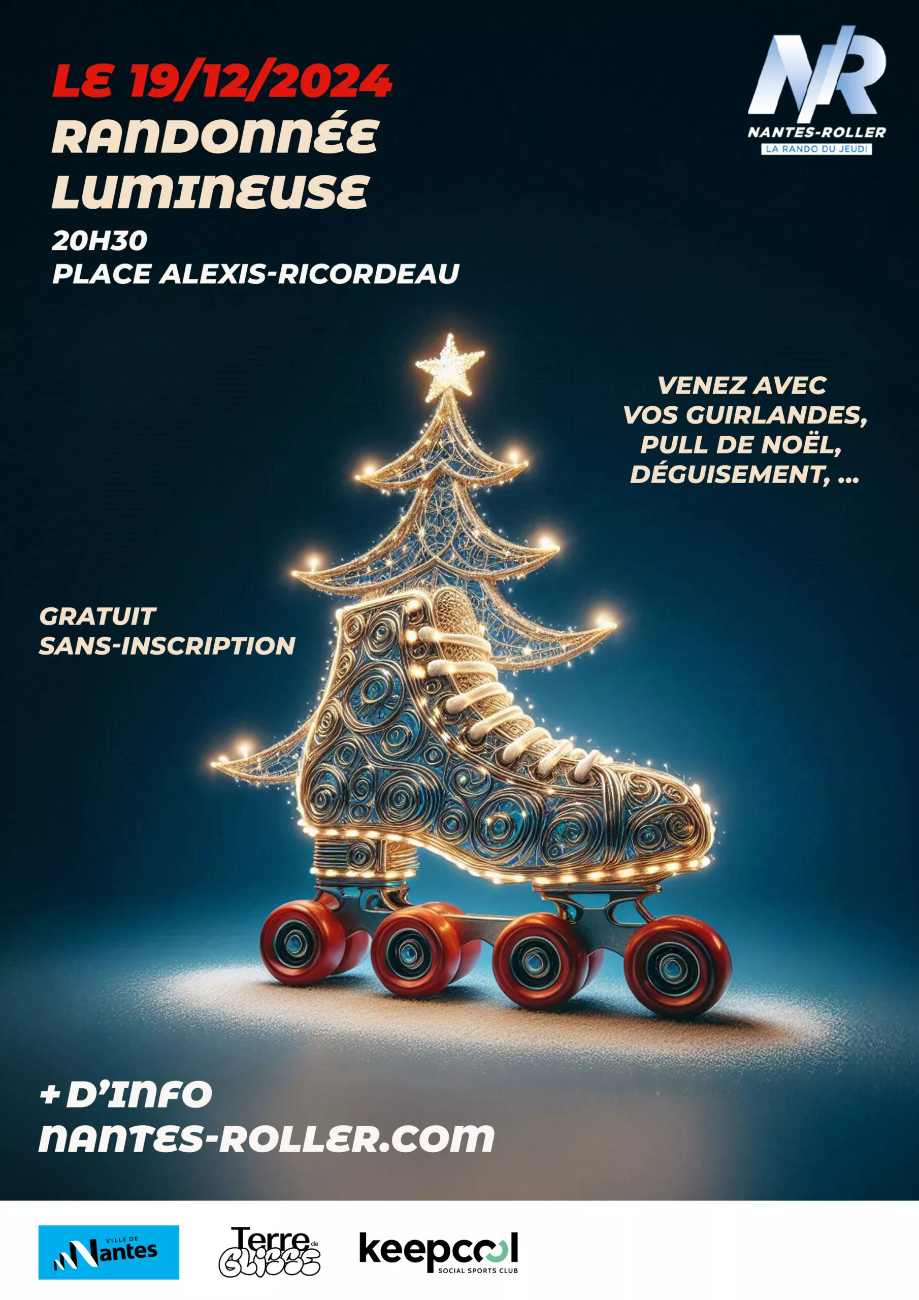 Affiche de la randonnée événementielle : Rando lumineuse