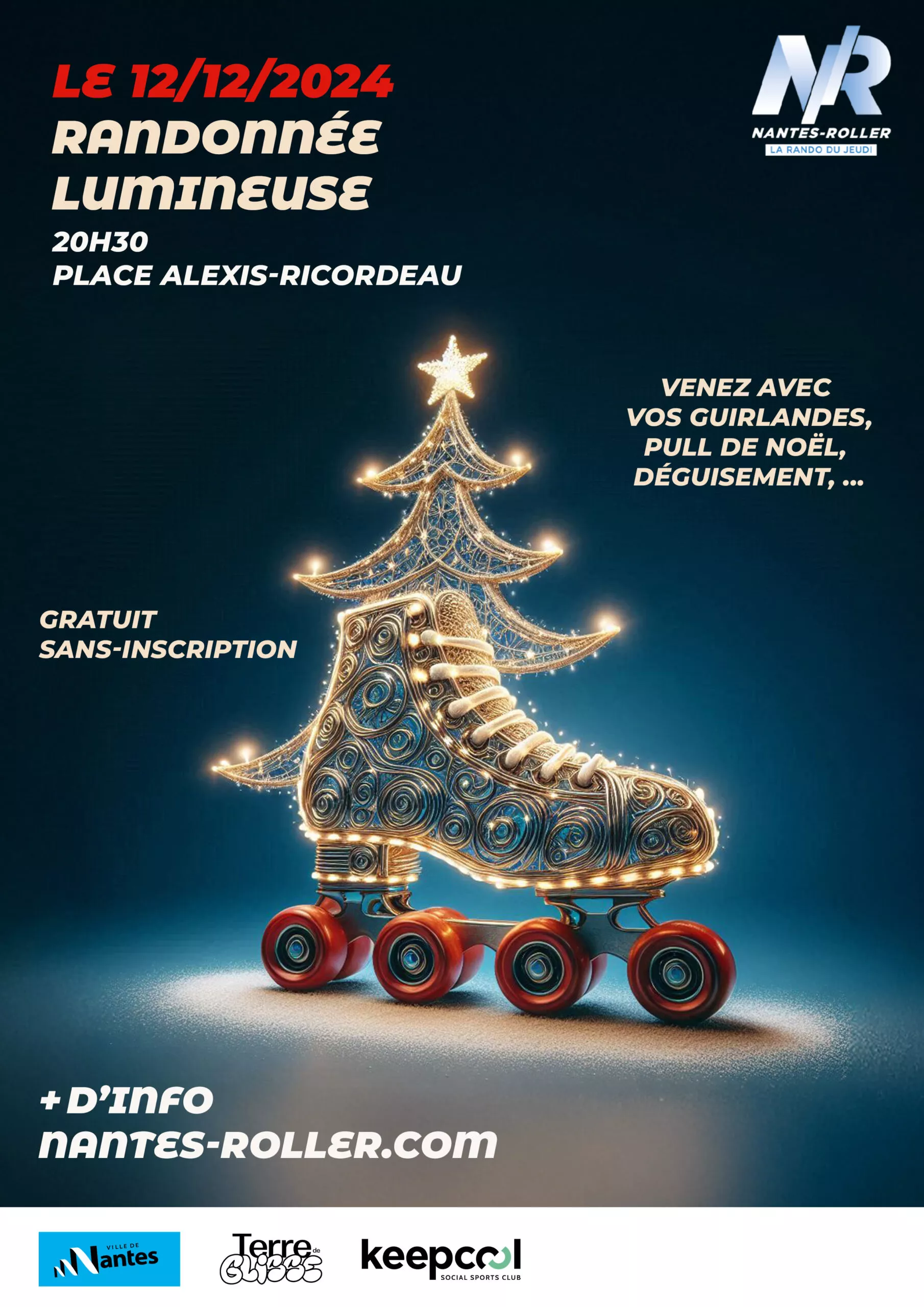 Affiche de la randonnée événementielle : Rando lumineuse