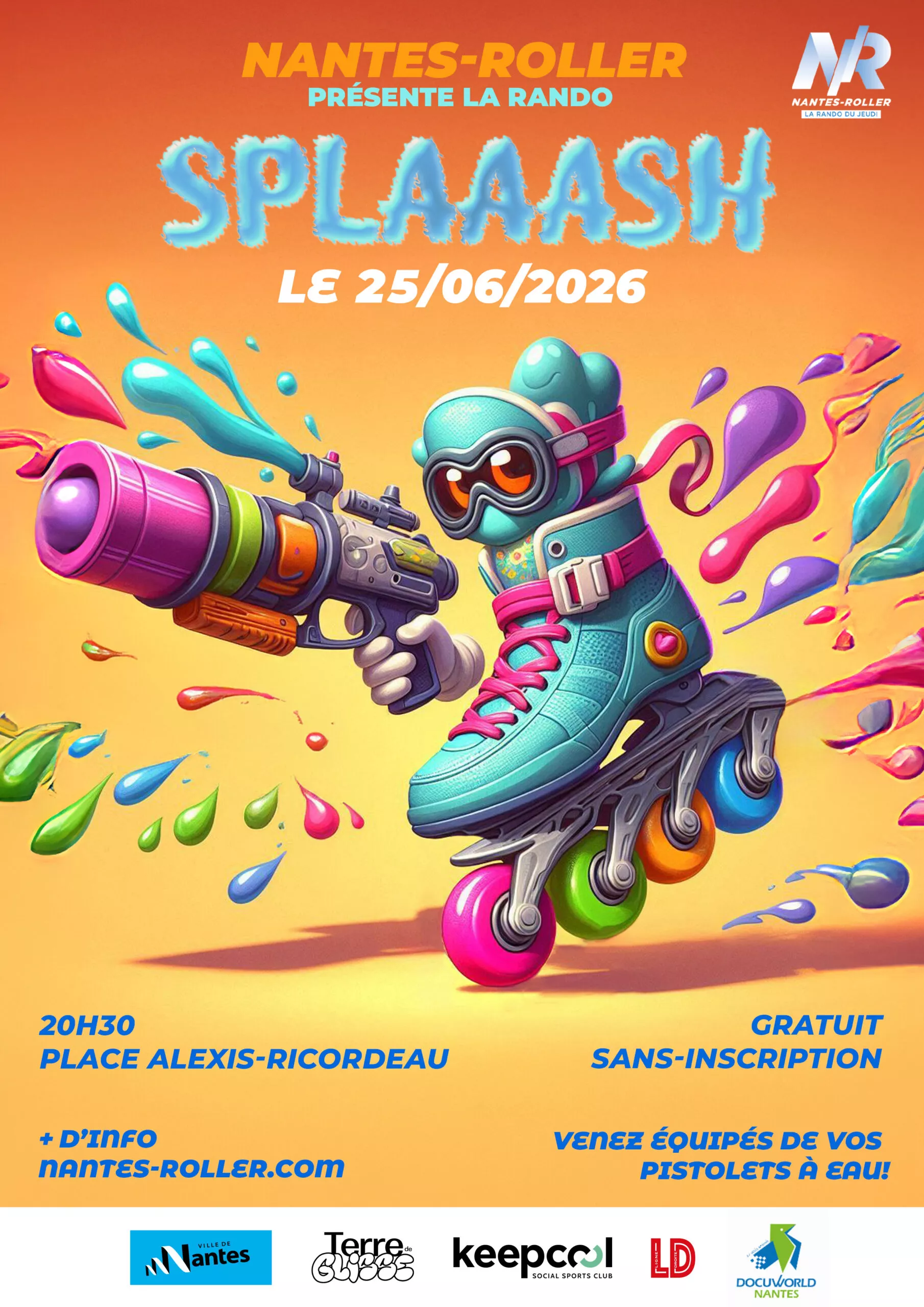 Affiche de la randonnée événementielle : Rando Splaaash