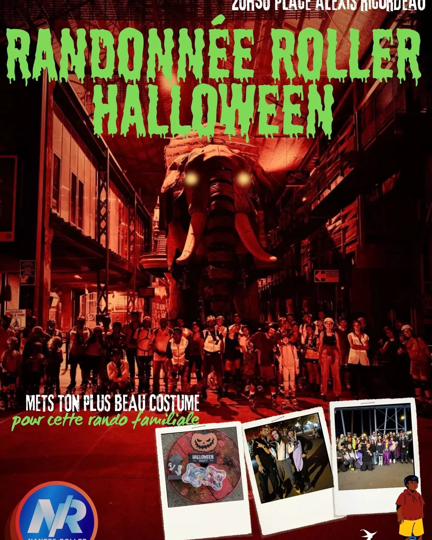 Affiche de la randonnée événementielle : Rando Halloween