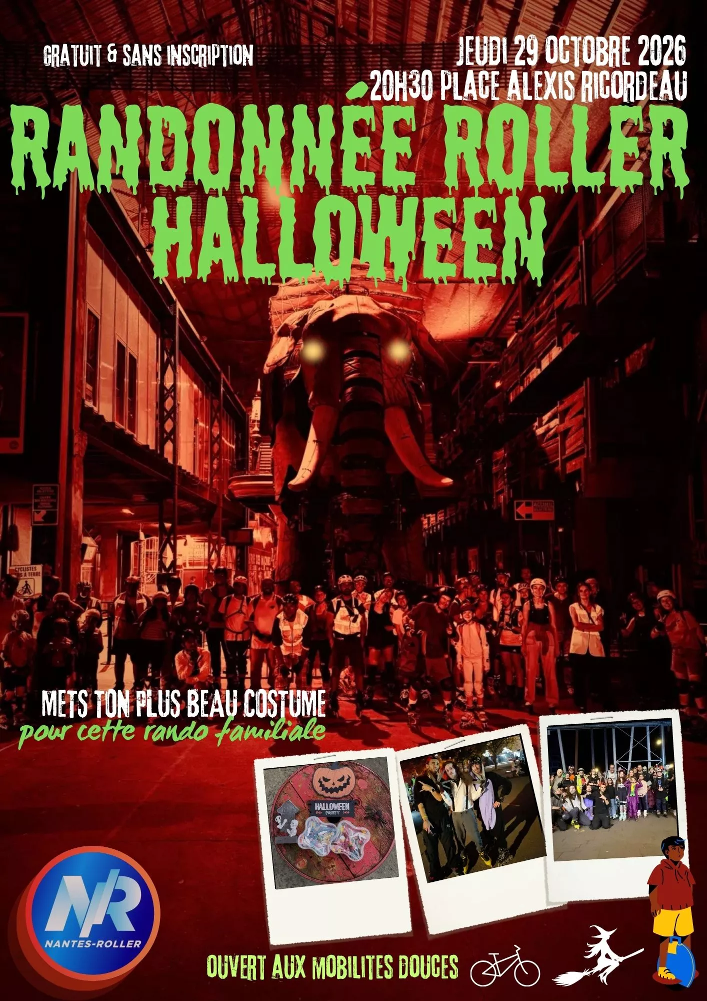 Affiche de la randonnée événementielle : RANDO HALLOWEEN